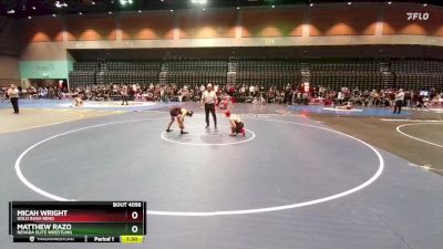 102-113 lbs Round 1 - Matthew Razo, Nevada Elite Wrestling vs Micah Wright, Gold Rush Reno