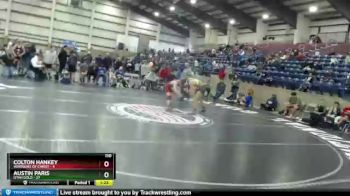 110 lbs Quarters & Wb (16 Team) - Austin Paris, Utah Gold vs Colton Hankey, Warriors Of Christ