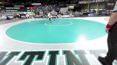 Girls 2A 170 lbs 1st Place Match - Makayla Torres, Toppenish (Girls) vs Sage Swalley, Bainbridge (Girls)