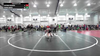 S-102 lbs Consi Of 16 #1 - Cayden Rogers, IL vs Quinn Smith, OH
