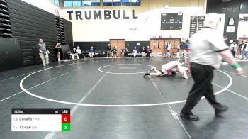 132 lbs Quarterfinal - James Cavallo, Fairfield Prep vs Edward Lavoie, Norwich Free Academy