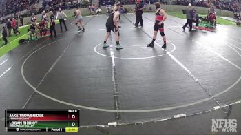 190 lbs Quarterfinal - Logan Thiriot, Pahranagat Valley vs Jake Trowbridge, Pershing County