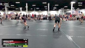 144 lbs Round 3 (6 Team) - Lincoln White, Precision WC vs Nikolai Chervak, Outsiders WC