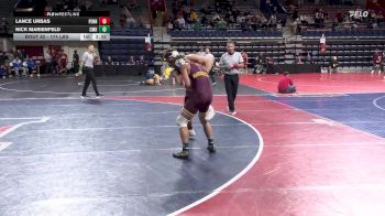 174 lbs Round Of 16 - Lance Urbas, Penn vs Nick Marienfeld, Central Michigan