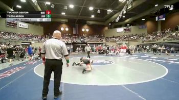 3A 113 lbs Cons. Round 2 - Porter Denton, Manti vs Leo Larson, Juab