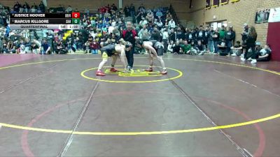 157 lbs Quarterfinal - Marcus Killgore, Sahuarita High School vs Justice Hoover, Desert View