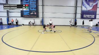 75 lbs Rr Rnd 3 - Maddon Gonzalez, Indiana Outlaws Silver vs Marcelo Simmons, TNWC Black