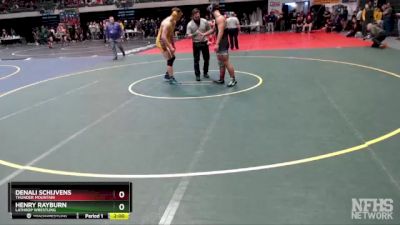 215 lbs Quarterfinal - Henry Rayburn, Lathrop Wrestling vs Denali Schijvens, Thunder Mountain