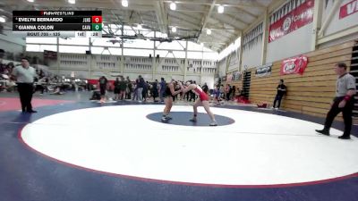 125 lbs Cons. Semi - Evelyn Bernardo, James Logan High School vs Gianna Colon, Castro Valley