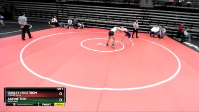 178 lbs Cons. Round 4 - Oakley Hegstrom, Copper Hills vs Saione Toki, Westlake