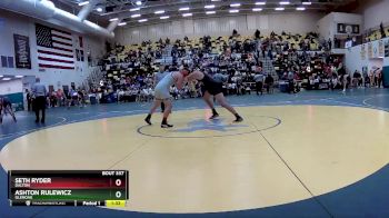 190 lbs Quarterfinal - Ashton Rulewicz, GLENOAK vs Seth Ryder, DALTON