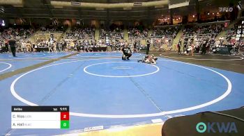 64 lbs Quarterfinal - Cameron Rios, Lions Wrestling Academy vs Aidyn Hall, Blackwell Wrestling Club