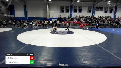 113 lbs Round Of 16 - Andrew Sim, Winchester vs Luis Garcia, New Bedford