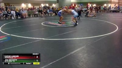 182 lbs Round 1 (16 Team) - Lucas Lawler, Nauman Blue vs Jon Beckett, PA Alliance