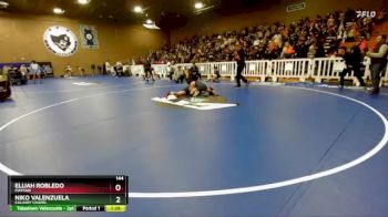 144 lbs Quarterfinal - ELIJAH ROBLEDO, Mayfair vs Niko Valenzuela, Calvary Chapel