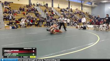 157 lbs 1st Place Match - Drake Hayward, MS-Mankato vs Cooper Larson, Wisconsin-La Crosse