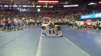 1A-113 lbs Champ. Round 2 - Kaiden Belinsky, Don Bosco vs Darinel Ramirez, Postville