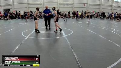 84 lbs Round 6 (10 Team) - Kanoa Saferite, NOVA WC vs Parker Bates, The Wrestling Mill