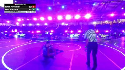 138 lbs Round Of 16 - Slade Patterson, Maize WC vs Kenji Edwards, No Team