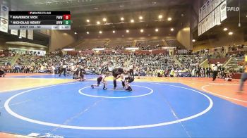 55 lbs Champ. Round 1 - Maverick Vick, Pottsville Apache Youth Wrestling vs Nicholas Henry, Benton Parks Youth Wrestling