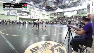 175 lbs Cons. Round 2 - Aaron Celis, SAN FERNANDO vs Daymein Wolf, BELL