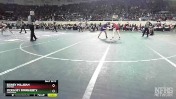 155 lbs Quarterfinal - McKinsey Dougherty, Chickasha vs Sidney Milligan, Owasso