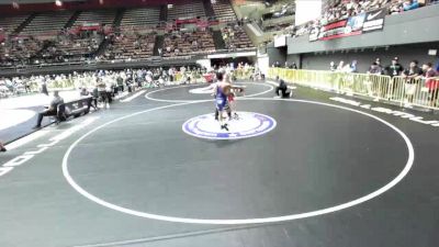 74 kg Champ. Round 2 - Quinn Hall vs Abbas Khan, El Camino Real Charter High School Wrestling