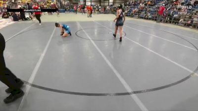 115 lbs Cons. Round 2 - Kiera Big Knife, Lander Tiger Tough vs Joslyn Swanson, Siouxland Wrestling Academy