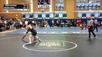 157 lbs 5th Place Match - George Lopez, Riverton vs Brady McCurdy, Uintah
