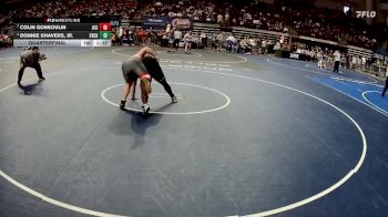 D 3 285 lbs Quarterfinal - Colin Gonsoulin, John Curtis Christian vs Donnie Shavers, Jr., Evangel Christian