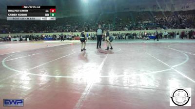 96 lbs Consi Of 16 #1 - Tracker Smith, Salina vs Kaiden Koehn, Glenpool JH