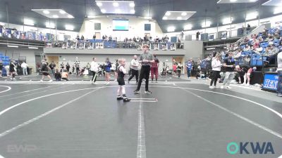 58 lbs Consi Of 4 - Benaiah Schubert, Chandler Takedown Club vs Baker Gates, Ponca City Wildcat Wrestling