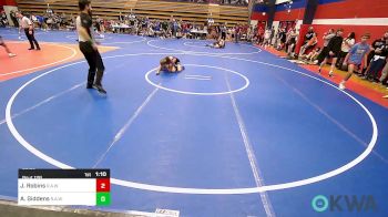 80 lbs Semifinal - Jai Robins, R.A.W. vs Asher Giddens, R.A.W.