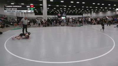 53 lbs Cons. Sub-semis - Colby Meyer, Sebolt Wrestling Academy vs Landen Cooreman, MN Elite Wrestling Club