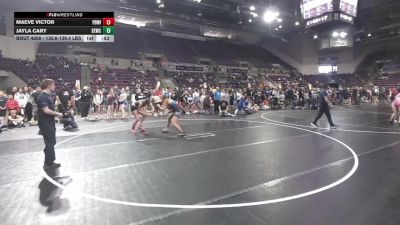 130.6-139.4 lbs Champ. Round 1 - Jayla Cary, SLV Elite Wrestling Club vs Maeve Victor, Palmer Divide Wrestling Inc.