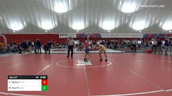 149 lbs Prelims - Evan Myers, Clarion vs Michael North, Univ Of Maryland