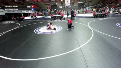 74 lbs Cons. Semis - Samuel Perez, Manteca Cobras Wrestling Club vs Nick Rodriguez