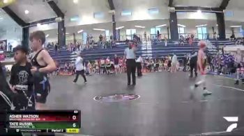 65 lbs Round 5 (8 Team) - Jodeci Gutierrez, Takedown Elite vs Cooper Fielder, Backyard Brawlers Red