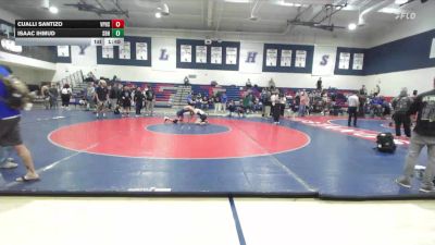 134 lbs Cons. Semi - Cualli Santizo, Villa Park High School vs Isaac Ihmud, Eastvale Elite