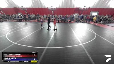 90-95 lbs Round 1 - Ella Schachtner, Victory School Of Wrestling vs Mya Guyette, Wisconsin