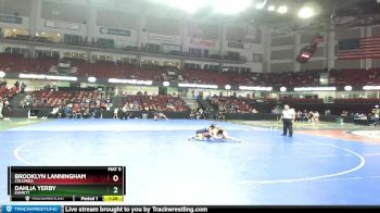 114 lbs Quarterfinal - Brooklyn Lanningham, Columbia vs Dahlia Yerby, Emmett