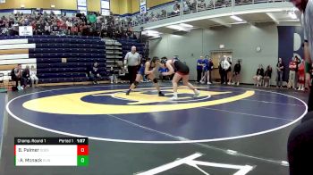 135 lbs. Champ. Round 1 - Amitria Mcnack, Clinton vs Bella Palmer, Odessa