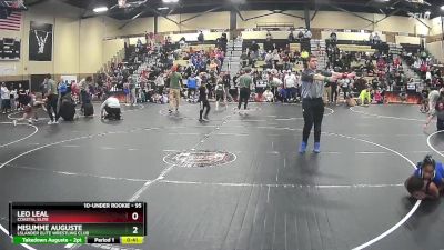 95 lbs Semifinal - Leo Leal, Coastal Elite vs Misumme Auguste, Lslander Elite Wrestling Club