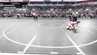 78 lbs Consolation - Aiden Scheffer, Slyfox Wrestling Academy vs Camden Chapman, Gladiator Elite