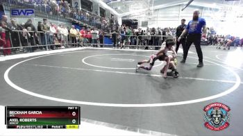 46 lbs 3rd Place Match - Axel Roberts, Bobcat vs Beckham Garcia, WTC