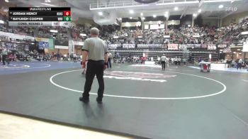 115 lbs Cons. Round 3 - Bayleigh Cooper, Wathena-Riverside Hs vs Jordan Hency, Humbolt Hs