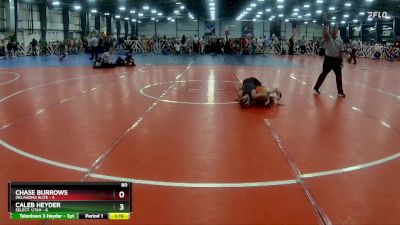 80 lbs Rd# 4- 2:00pm Friday Final Pool - Caleb Heyder, SELECT, Utah vs Chase Burrows, Oklahoma Elite