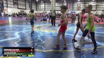 80 lbs Round 1 (4 Team) - Jacob Naylor, HEADHUNTERS WRESTLING CLUB vs Gennaro Calvani, RIVER CITY WRESTLING CLUB