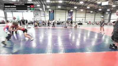 120 lbs Rr Rnd 3 - Zavier Acuna, Lone Star Legends vs Colln Bartos, Ragin Raisins Catawba HS