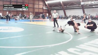 215 lbs Quarterfinal - Owen Pavao, Metrowest United vs Avery Rhymer, Combat Athletics